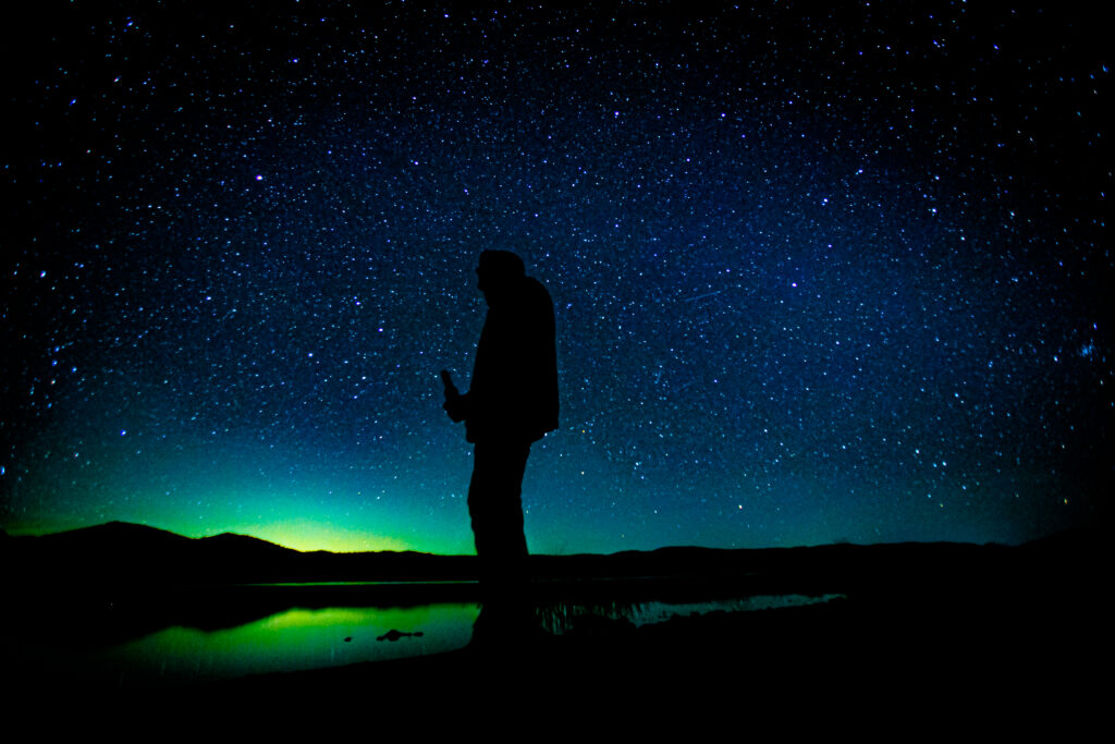 Astrophotography-Model is Smoking' Snowboards Jay Quintin