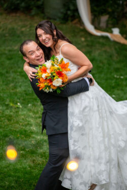 Weddings can be anywhere even in your own backyard in Reno, NV