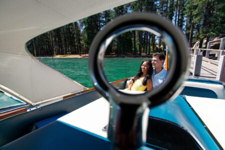 A newly engaged couple coming from Valhalla going to Lakeland Village