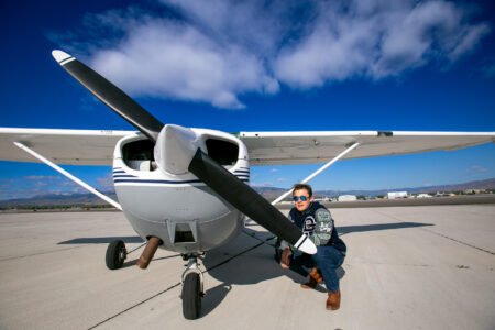 Reno Airport Senior Portraits Pilot